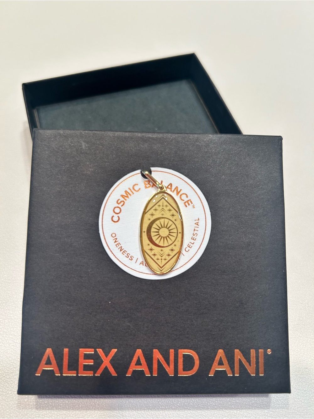 Alex and Ani Cosmic Balance Sun Pendant Charm